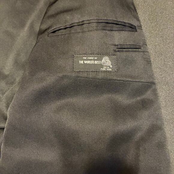 Formal Wear International FWI Tuxedo Jacket 100% Worsted Wool 52L Single Button - Picture 8 of 10